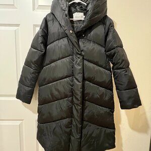 Rebecca Minkoff Long Black Puffer Jacket